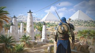 Walking in Assassins Creed Origins Ancient Egypt Tour [upl. by Steele376]