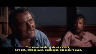 Jaws Quints USS Indianapolis Speech with subtitles [upl. by Acihsay]