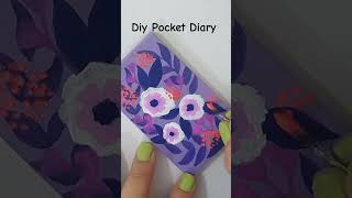 Diy Sticky Notes Diary l handpainted Diary diy pocket diary sticky notes [upl. by Massiw385]