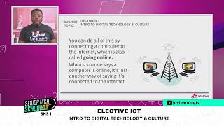 SHS 1  Elective ICT  Introduction to Digital Technology amp Culture [upl. by Nila]