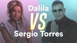 DALILA vs SERGIO TORRES  GRANDES ÉXITOS ENGANCHADOS [upl. by Newcomer]