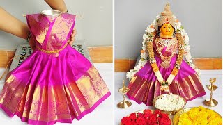 Varamahalaxmi decoration ideas  Kalasam Decoration with Blouse Piece  Kalasam Decoration ideas [upl. by Etnemelc942]