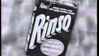 Rinso washing powder 1960 TV commercial [upl. by Nichola]