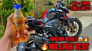 TVS Apache RTR 200 4v bs6 2022 Mileage Test  urban mode  amazing result🔥🔥 [upl. by Korwun531]