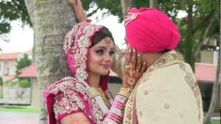 Sikh Wedding Highlights  Arvin amp Sheema [upl. by Hardden]