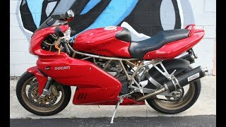 1999 Ducati 900SS Sounds great w Giannelli exhaust [upl. by Sebastien]