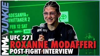 Roxanne Modafferi thought she won retirement fight proud of career  UFC271 [upl. by Thebault]