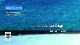 ΜΙΑ ΘΑΛΑΣΣΑ ΜΙΚΡΗ  ΘΟΔΩΡΗΣ ΚΟΤΟΝΙΑΣ  Official Lyric Video [upl. by Nnairrek858]