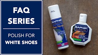 What Polish For White Shoes  FAQ  Kirby Allison [upl. by Kay]