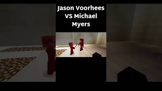 Jason Voorhees VS Michael Myers minecraft viral halloween [upl. by Merola526]