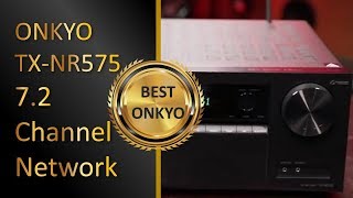 🔥👍👍Onkyo TXNR575 72 Channel Network AV Receiver with Dynamic Audio Amplification [upl. by Siuraj411]