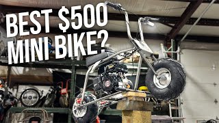 Best Budget Mini Bike Rascal Lite Build  Race [upl. by Ahsoyem536]