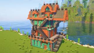 How to build Steampunk Armory  Minecraft Tutorial [upl. by Ennairb]