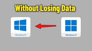 Downgrade from Windows 11 to 10  How To Go Back to Windows 10 Without Losing Data ↺🔙✅ [upl. by Mylor]