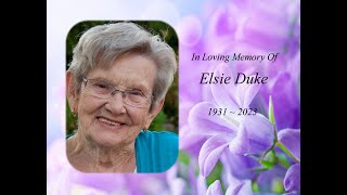 Funeral Service for Elsie Duke [upl. by Ierbua]