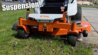 Experience Ultimate Suspension On The Stihl Rz 152 Zero Turn Mower  Full Review [upl. by Parnas506]