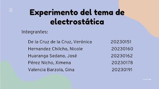 Experimento Turbina electrostática FISICA II Unalm [upl. by Aubrette674]