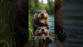 Fun Facts About Beavers  Amazing Animal Facts by FactPulse facts beaver shortvideo shorts [upl. by Domineca]