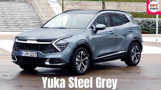 2022 Kia Sportage Hybrid in Yuka Steel Grey Overview [upl. by Ennadroj]