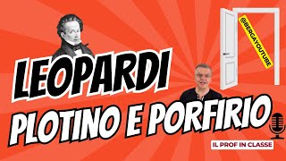 LEOPARDI Plotino e Porfirio La conclusione del dialogo [upl. by Letram]