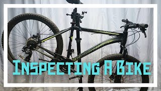 How to Inspect a Bike for Repairs Schwinn Sidewinder Mountain Bike [upl. by Sherry516]