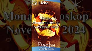 Fische LIEBE ❤️ Horoskop November 2024 [upl. by Cynthie]