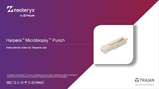 Harpera Microbiopsy Punch  Instructions for Use [upl. by Yasmin504]