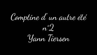 Yann Tiersen  comptine dété n°2  piano cover [upl. by Nnaid618]