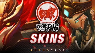 LE MEILLEUR SKIN FAUCHEUR  ► Découverte Skins Année du Cochon  Overwatch FR [upl. by Seavey]