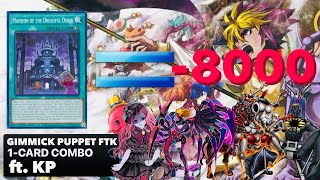 YuGiOh Top 64 NAWCQ Gimmick Puppet FTK 1card combo and side patterns ft Kylar P [upl. by Ileane749]