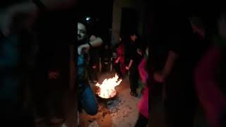 Lohri celebration with family old viedo [upl. by Ateuqahs]