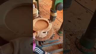 Manufacturing process of a wooden stool [upl. by Kezer]