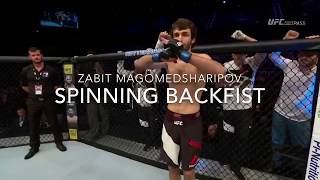 Zabit Magomedsharipov Spinning Backfist [upl. by Ecyar155]