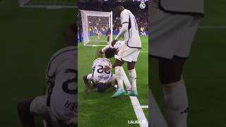 💪 A goal from Rüdiger secured the three points RealMadrid LaLigaHighlights [upl. by Blaire]