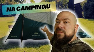 Quechua Arpenaz 52 w praktyce na kempingu Sandomierz [upl. by Doughty]