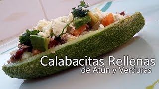 Calabacitas Rellenas de Atun con verduras [upl. by Domini323]