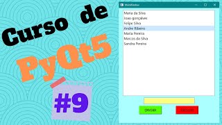 Curso de PyQt5 9  List Widget [upl. by Eleonore]