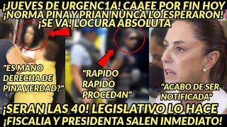 JUEVES URGENCCIA CCAEE POR FIN ADIOS PRESIDENTA SALE SERAN LAS 40 FISCALIAA NORMA Y PRIAN FRIOOS [upl. by Assetak40]