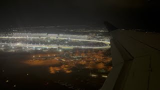 Delta A220100 Takeoff out of Daytona over NASCAR truck series race and landing at LaGuardia [upl. by Lanfri355]