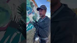 Paint Sprayer at the Ocala Tank Mural [upl. by Lena]