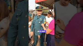 O MAIOR salário POLICIAL do BRASIL militar policia pm policialmilitar salario [upl. by Lisette]