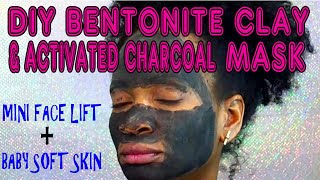 How to DIY Bentonite Clay amp Activated Charcoal Mask  2 Recipes  Tips [upl. by Taddeusz551]