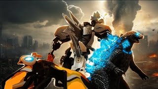 Godzilla the séries EP5 T2 Batalha final contra Mecha Godzilla Stop Motion [upl. by Allehcram]