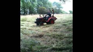 kubota et faucheuse majar 1m35 [upl. by Nosredneh]