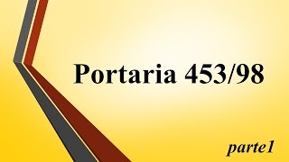 Portaria 45398 pt1 [upl. by Naffets]