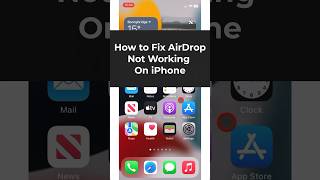 How to Fix AirDrop Not Working On iPhone [upl. by Claud891]