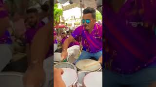 Aika mandali katha sangto mumbai cha raja chi song play by lalbaugh beats banjo video viralshort [upl. by Nnylkoorb]