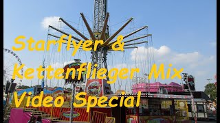 Star Flyer amp Kettenflieger Funfair Kirmes Mix Video Special Vol 16 [upl. by Syman250]