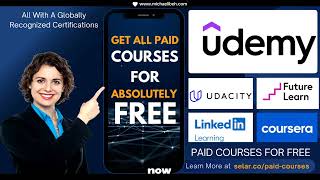 How to Get Free Courses with Certificates  Udemy Coursera LinkedIn amp Top Universities [upl. by Zachariah]