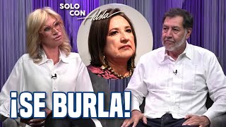 Noroña se fue duro contra Xóchitl Gálvez  Solo con Adela [upl. by Ravert]